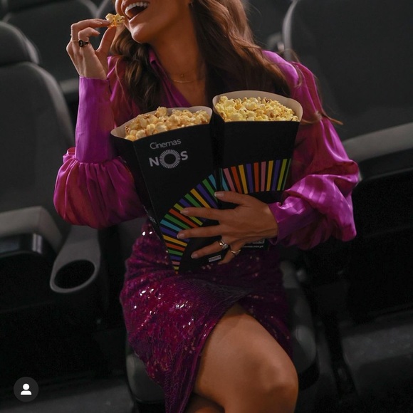 ZARA Sequin Skirt Purple - Picture 7 of 9